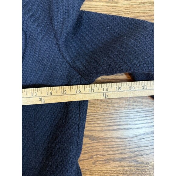 Vince Womens Navy Wool Blend Woven Button Blazer Size 6 Academia Preppy Designer - Picture 14 of 16